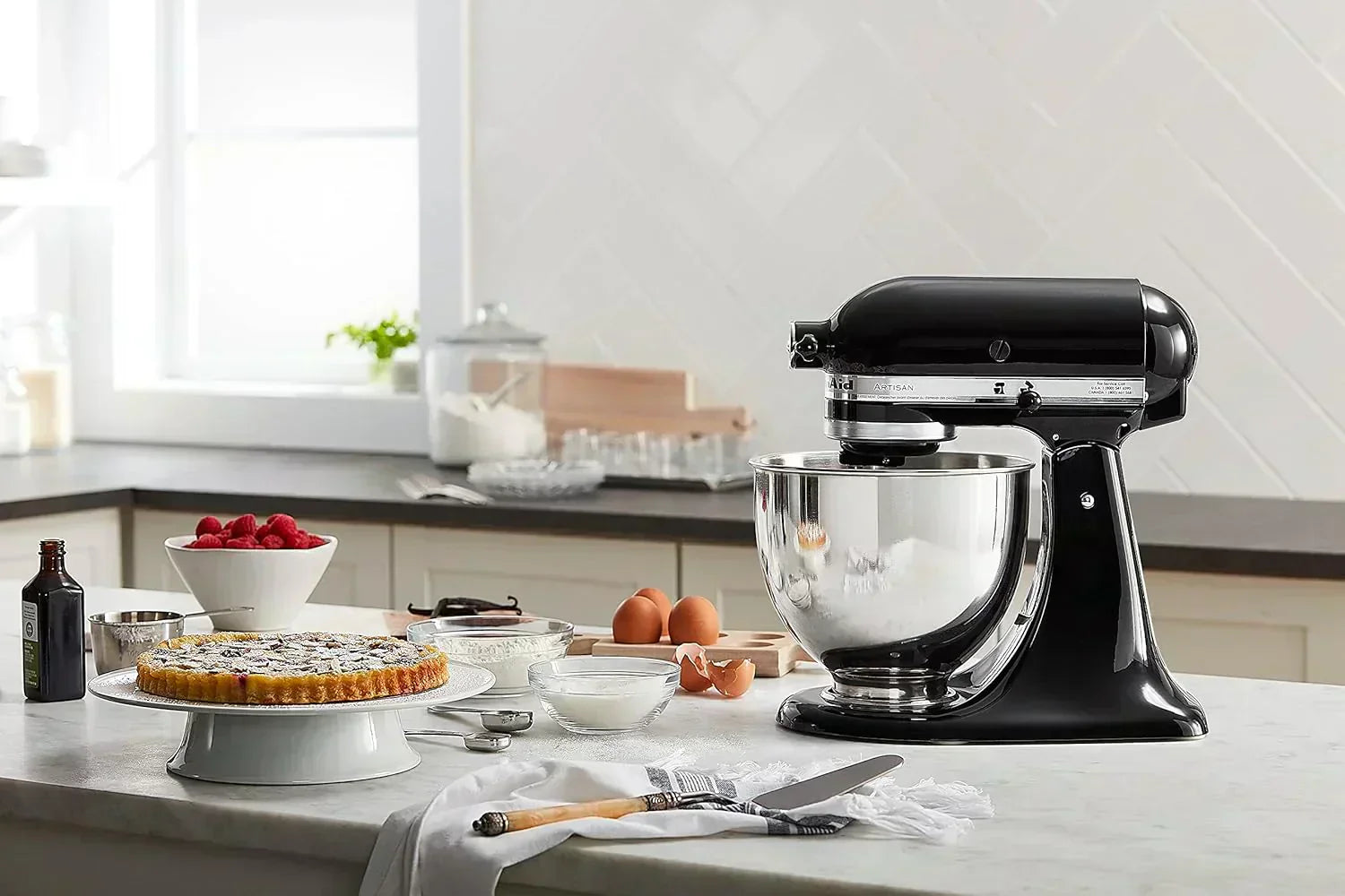 KitchenAid Artisan 5-Quart Tilt-Head Stand Mixer with Pour Flap