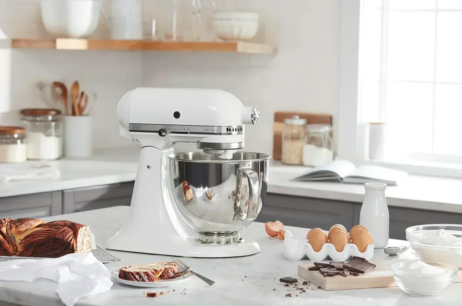 KitchenAid Artisan 5-Quart Tilt-Head Stand Mixer with Pour Flap