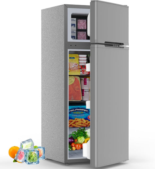 4.5 Cu.Ft Mini Fridge with Freezer 2 Door Compact Refrigerator Small Fridge