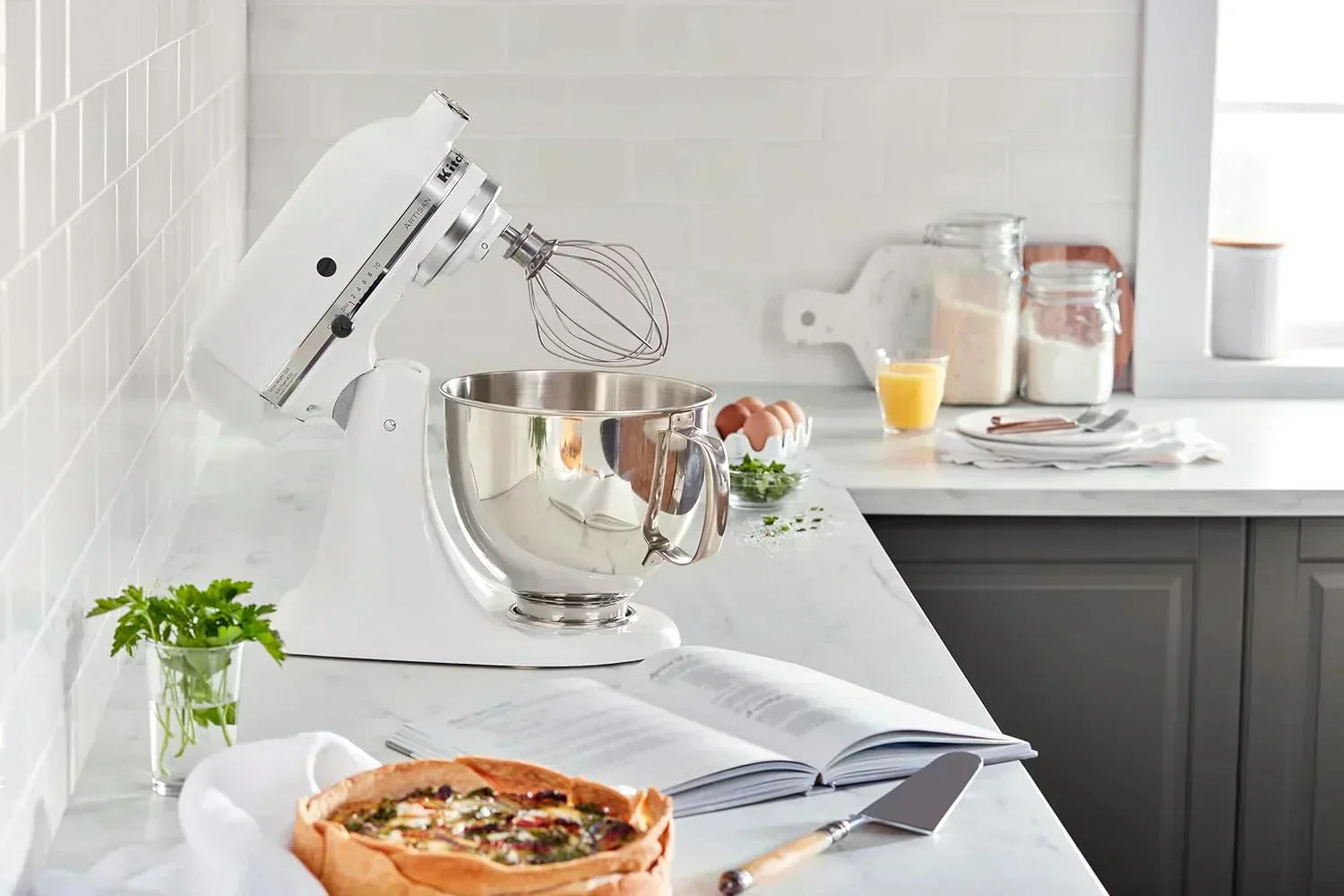 KitchenAid Artisan 5-Quart Tilt-Head Stand Mixer with Pour Flap