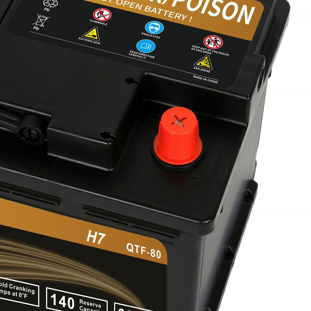 Anlibatt Car AGM Battery Group Size 48 H6 Start Stop Battery 12V 70Ah 760CCA Maintenance Free Rechargeable
