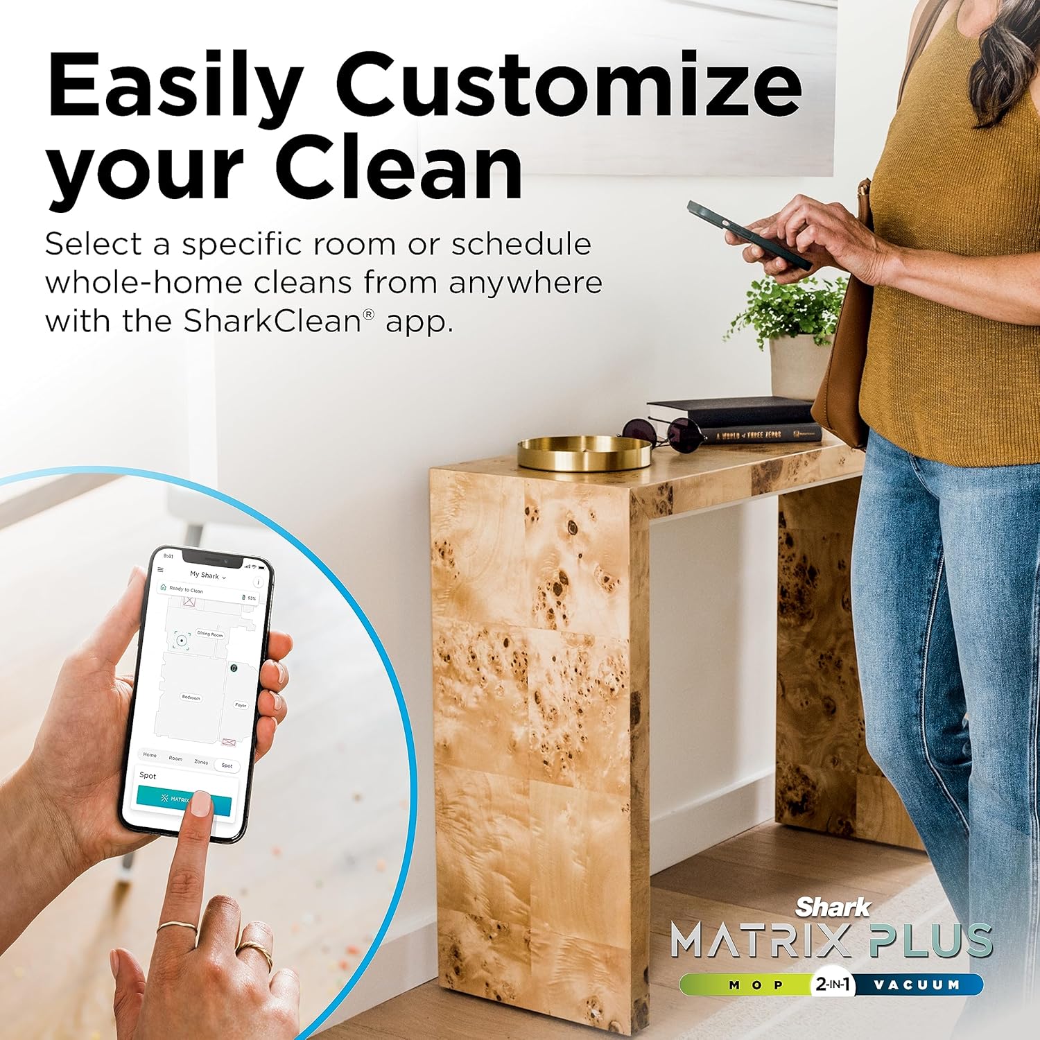 AI Robot Vacuum with XL HEPA Self-Empty Base, Bagless, 60-Day Capacity, LIDAR Navigation, Perfect for Pet Hair, Compatible with Alexa, Wi-Fi Connected, Carpet & Hard Floor, Black
