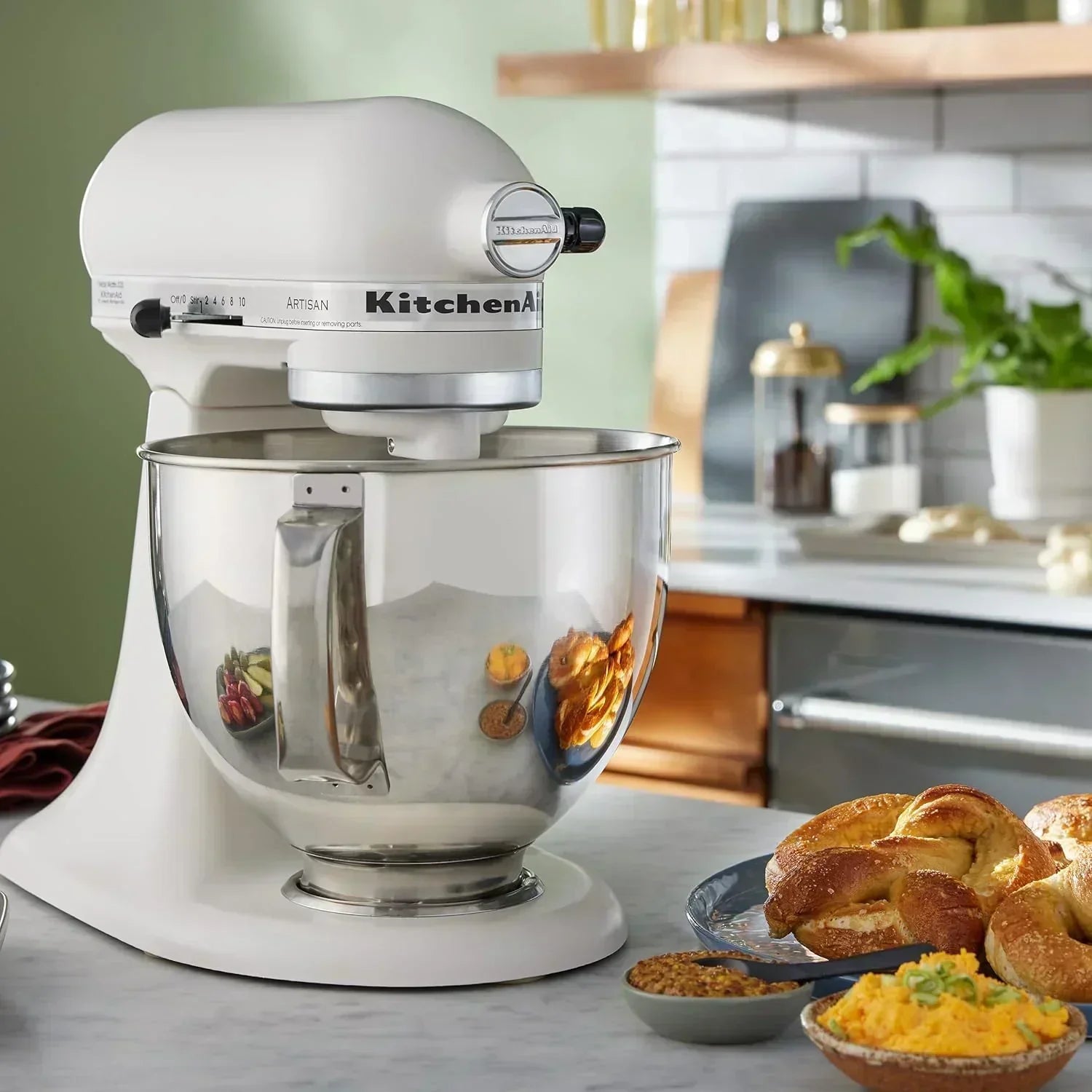 KitchenAid Artisan 5-Quart Tilt-Head Stand Mixer with Pour Flap